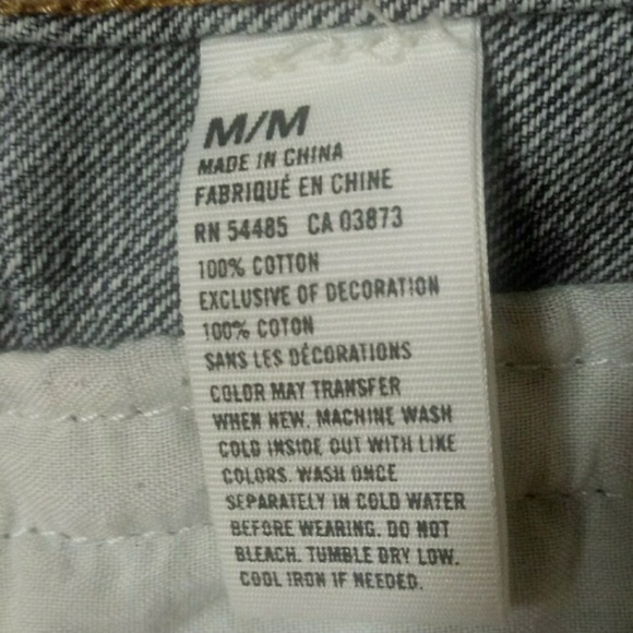 American Eagle Outfitters Blue Stone Wash  Sleeveless Button Down Jean Vest - Picture 6 of 7